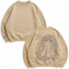 Kaoruko Waguri large embroidery OUTLINE oversize sweatshirt 31.755 фото