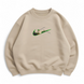Swoosh Roronoa Zoro v6 oversize sweatshirt, Beige, S (warm)