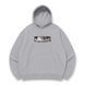 Levi Ackerman eyes boxed v2 oversize hoodie, light gray, S (not warm)