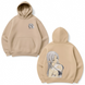 Frieren large embroidery oversize hoodie 31.736 фото