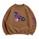 Killer Queen Jojo oversize sweatshirt, Brown, S (warm)