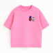 Spider-man and Kitty oversize t-shirt, Pink, XS