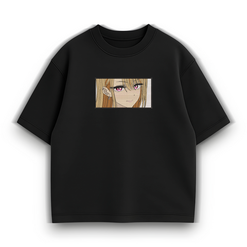 Marin Kitagawa boxed oversize t-shirt, Black, XS