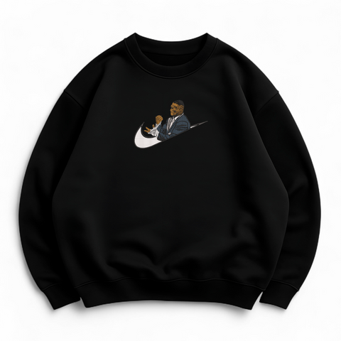 swoosh Tyson oversize sweatshirt, Black, S (warm)