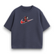 swoosh Spider-man and Venom oversize t-shirt, Dark gray, XS