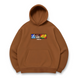 Tanjiro boxed v2 oversize hoodie, Brown, S (warm)