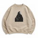 Kenpachi Zaraki 29 cm oversize sweatshirt, Beige, S (warm)