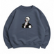 Ichigo Kurosaki oversize sweatshirt, Gray, S (warm)