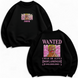 Wanted Doflamingo boxed large embroidery oversize sweatshirt 30.724.1 фото
