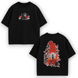 Itachi large embroidery v2 oversize t-shirt, Black, XS
