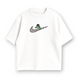 Swoosh Rock Lee oversize t-shirt, White, XS