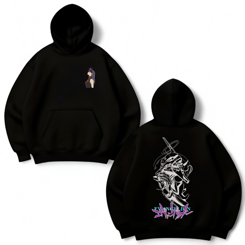 Evangelion large embroidery v2 oversize hoodie 31.733 фото
