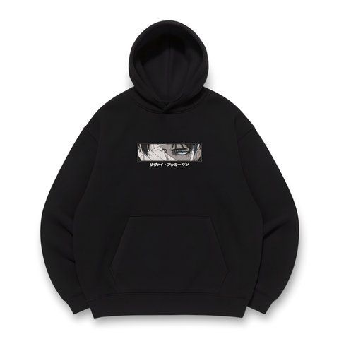 Levi Ackerman eyes boxed v2 oversize hoodie 30.127.1 фото