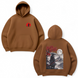 Samurai large embroidery oversize hoodie 31.565 фото