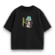 Rebecca Cyberpunk 2 oversize t-shirt, Black, XS