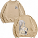 Frieren large embroidery oversize sweatshirt 31.737 фото