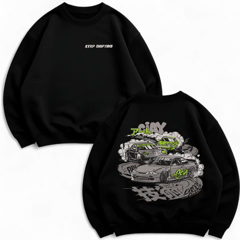 Drift large embroidery oversize sweatshirt 31.306 фото