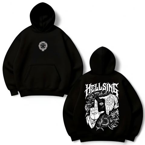 Alucard large embroidery v2 oversize hoodie 31.757 фото